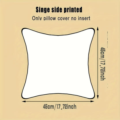 Create Your Own Photo Pillow Cases for Loved Ones - Soft Polyester Knit Fabric Cover - Perfect Gift for Special Occasions like Mother's Day, Father's Day, Thanksgiving, Teacher's Day - Single-Sided Printing, Personalized Pillows for Graduation, Wedding