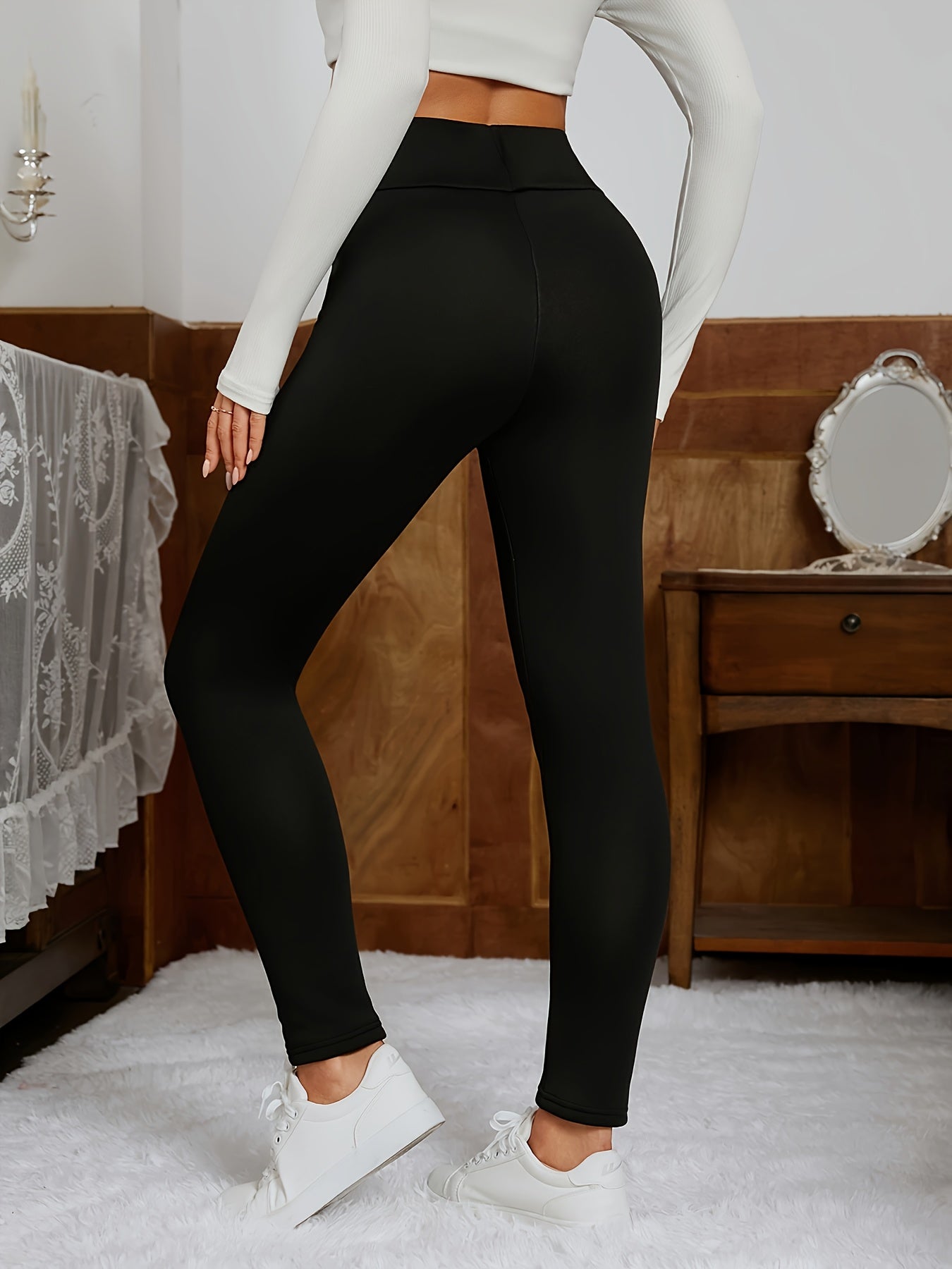 Fall and winter women's loungewear leggings and thermal underwear.