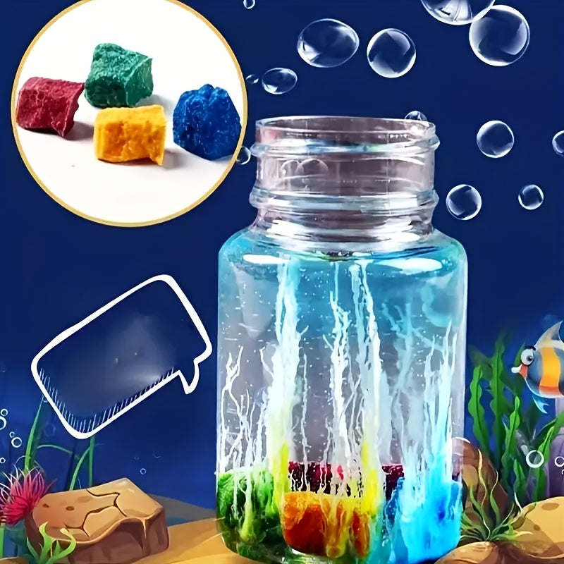 1 Set Magic Floating Garden Kit - DIY Water Stone Experiment Set, No Power Needed, Perfect for Holiday Decor & Gifts, Made of Plastic