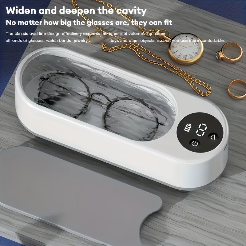 Type-C interface glasses cleaner for household use, suitable for glasses, jewelry, watches, and braces.