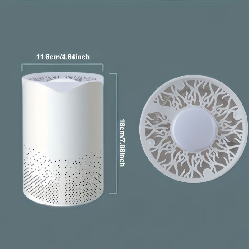 1pc Air Purifier for Home, Rooms with Odors, Smoke, suitable for Bedrooms, Study Rooms, Car, Garages, and Toilets.