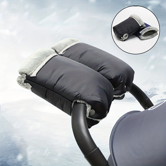 Stay warm and cozy on your stroller outings with this pair of windproof gloves. These frostproof mittens are designed to keep your hands toasty while pushing your little one around. The waterproof and thick plush lining provides an extra layer of warmth