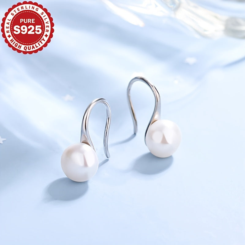 Jewelry featuring 925 Sterling Silver and Natural Freshwater Pearls in Hypoallergenic Ear Hooks