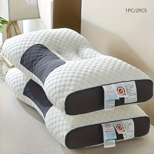 High-quality sleep support pillow for all seasons, machine washable, breathable, soft, and comfortable. Ideal for side and back sleepers.