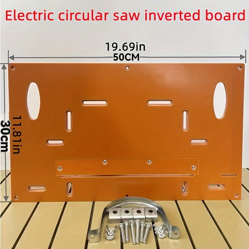 Table Saw Inverted Board for Circular Saw, Universal Woodworking Table Accessory, No Electricity Required