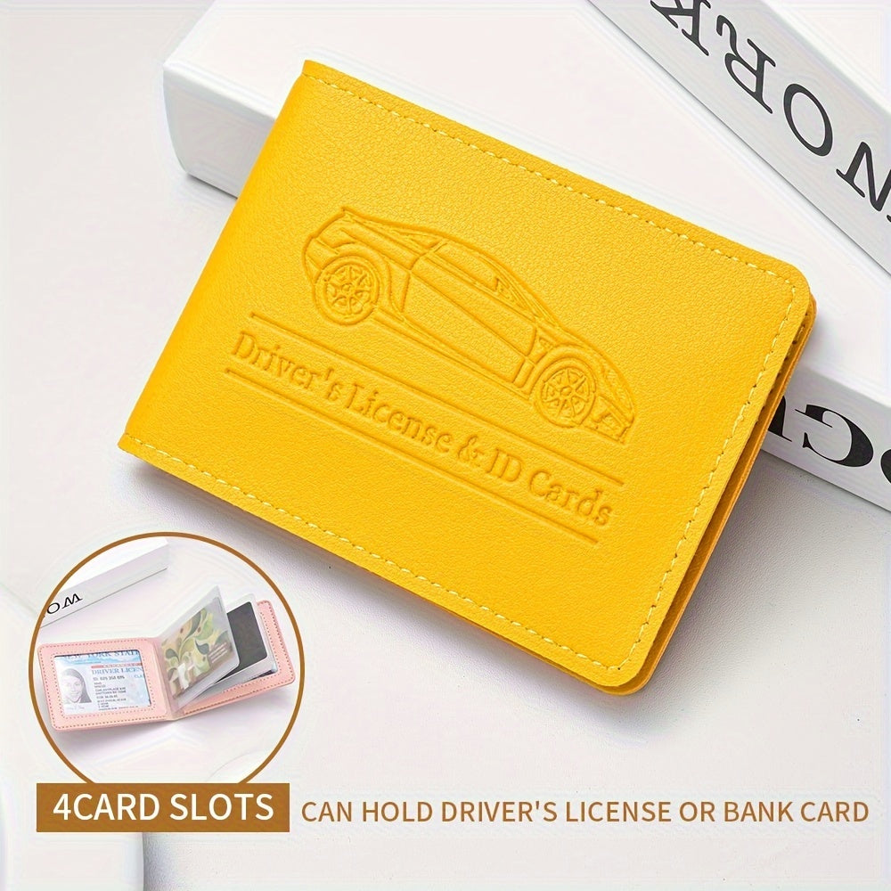 Stylish and lightweight cardholder designed to hold credit cards, driver's licenses, and ID cards for everyday use.