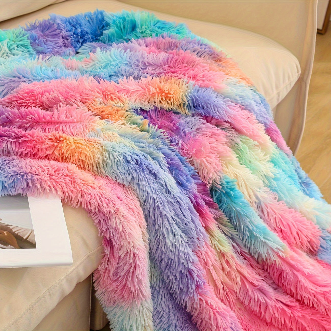 Bohemian-Inspired Plush Throw Blanket - Luxuriously Soft, Cozy, and Versatile for Any Season - Great for Snuggling on the Couch, Keeping Warm in Bed, or Chilling Outdoors - A Stylish and Practical Gift Idea for Relaxing, Staying Comfortable, and Enjoying