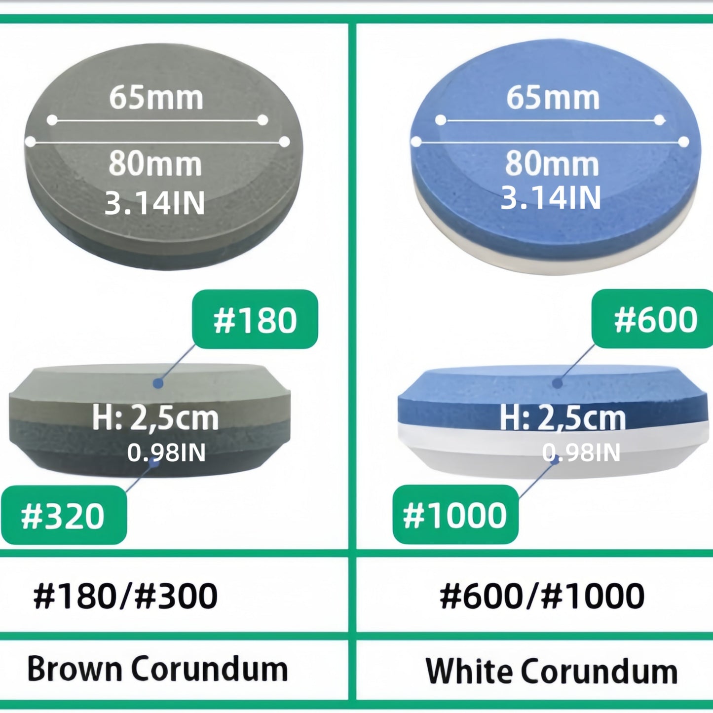 The Tacoma Professional Sharpening Stone is perfect for sharpening axes and hatchets. With dual grit options of 180/320 or 600/1000, this high-hardness whetstone is ideal for camping and home use. Effortlessly sharpen your knives with the Tacoma