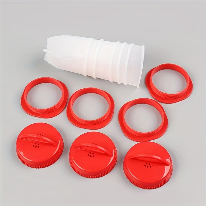 Red silicone egg cups for fluffy steamed eggs, perfect for home cooking and baking.