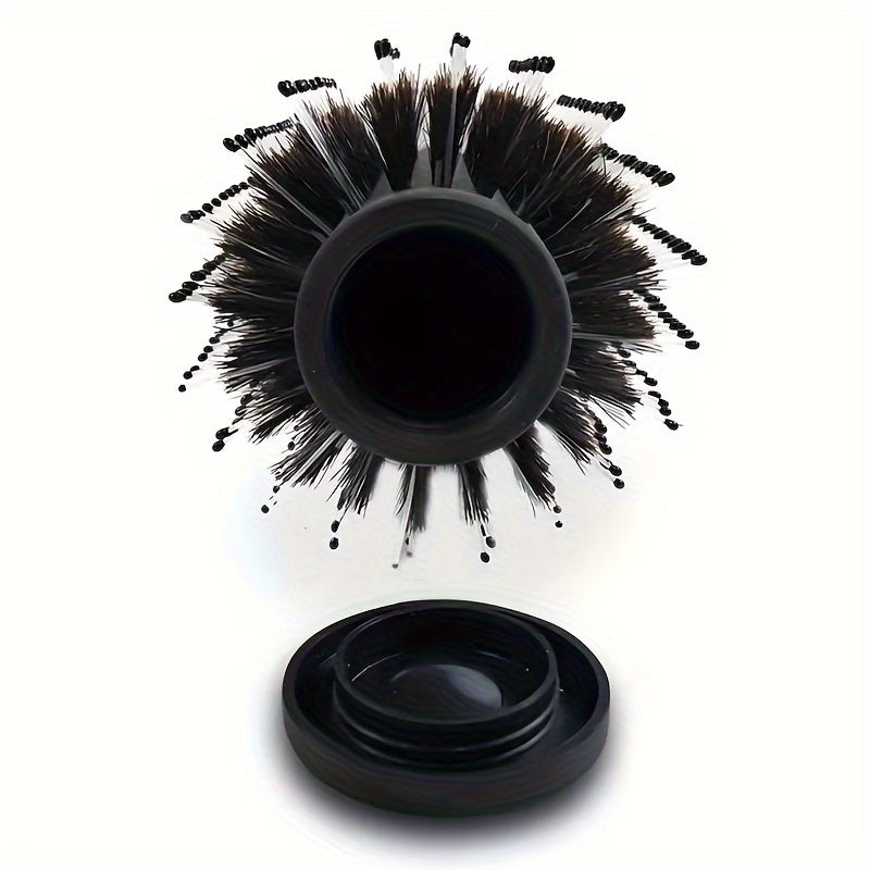 Hidden container with hair brush comb diversion stash serves as a safe compartment for home or travel use.