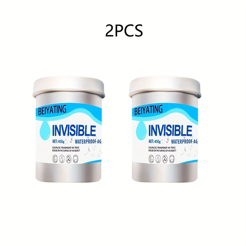 100g/200g/400g BEIYATING Invisible Waterproof Coating, Strong Adhesive Sealant for Wood, Plastic, Glass, Marble, Ceramic, Multi-Surface Use