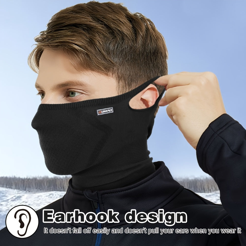 Stylish Knitted Face Mask by WTACTFUL - Perfect for Outdoor Sports, Cycling, Running, Skiing - Windproof, Sweat Absorbing, and Breathable - Suitable for Men and Women