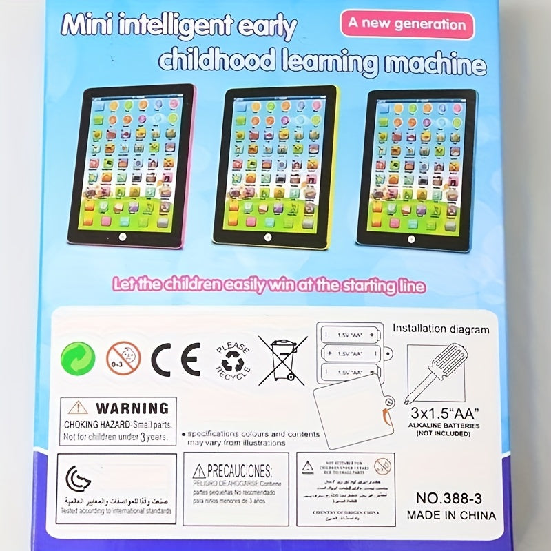 Tablet for Educational Simulations Designed for Children Ages 3 and Up, Featuring Puzzles and Interactive Parent-child Toys. Ideal Birthday, Halloween, Christmas, and Thanksgiving Gifts for Boys and Girls.