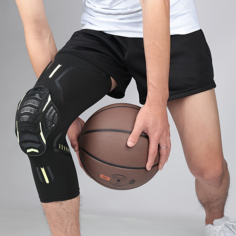 1 or 2 Sports Knee Pads with Compression and Breathable Leg Sleeves, Honeycomb Gaskets, Warm, Unisex for Various Sports.