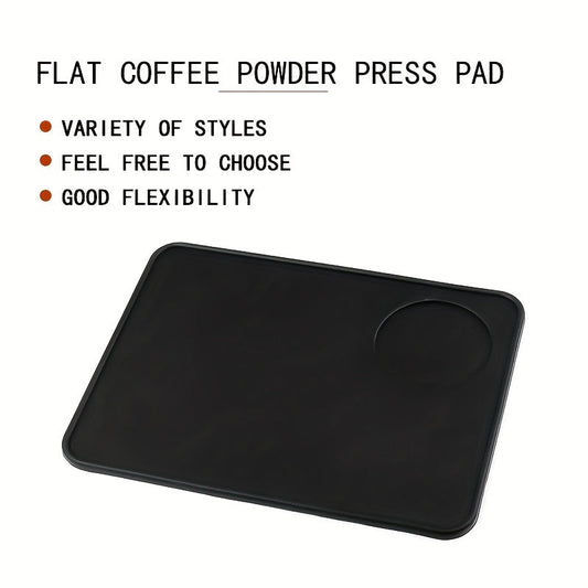 1 dona Espresso Tamping uchun Qahva Tamper Mat, Qora rangda Yumshoq Hidi yo'q Tutqich bilan Anti-Slip Burchak Tamping Pad, Uy, Oshxona, Ofis va Barlar uchun Barista Asboblari uchun Ideal.