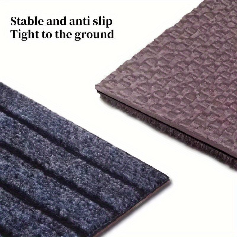 A durable and slip-resistant carpet, ideal for household use. This versatile carpet is dustproof and water-absorbing, perfect for entryways, kitchens, bathrooms, balconies, living rooms, and more.