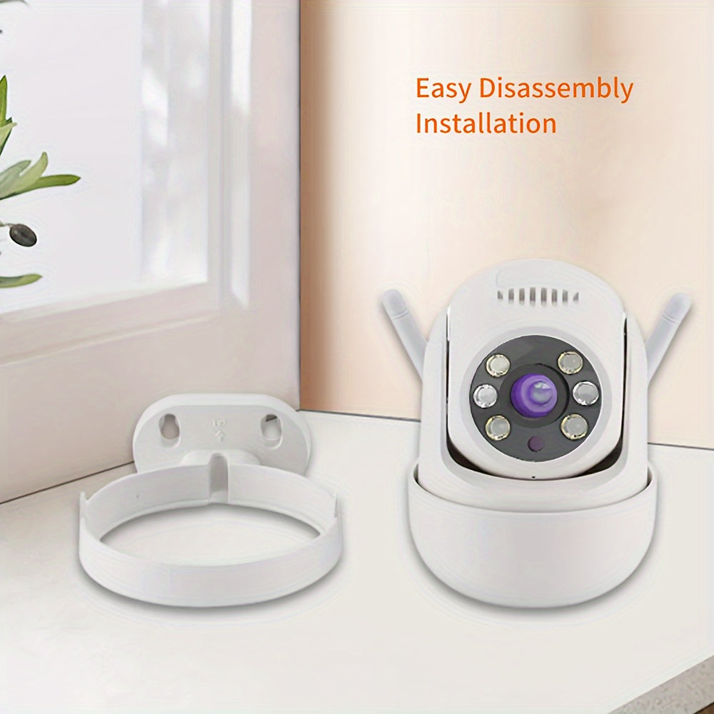 2.4G Wireless Camera with 1080P HD Video Quality for Indoor Use, Featuring IP66 Waterproof Rating, Two-Way Audio, Motion Detection, Automatic Tracking, and Active Alarm Notification Push for Intelligent Home Security Monitoring.