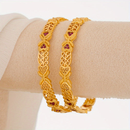 Luxurious Ethnic Style Bracelet for Dubai Women's Fashion in the Middle East - A European and American Hand Ornament fit for a Bride, with the elegance of a Closed Mouth Bracelet inspired by African Nigeria Women's Wedding Accessories.