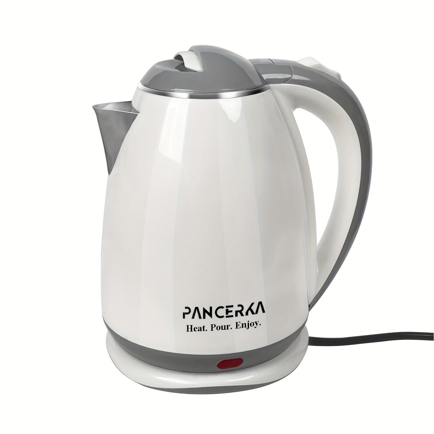 Electric Kettle by PANCERKA - 1.8L Capacity, 1500W Power, BPA-Free, Rapid Boil with Automatic Shut-Off & Anti-Scald Technology, Perfect for Brewing Coffee & Tea (EU Plug)