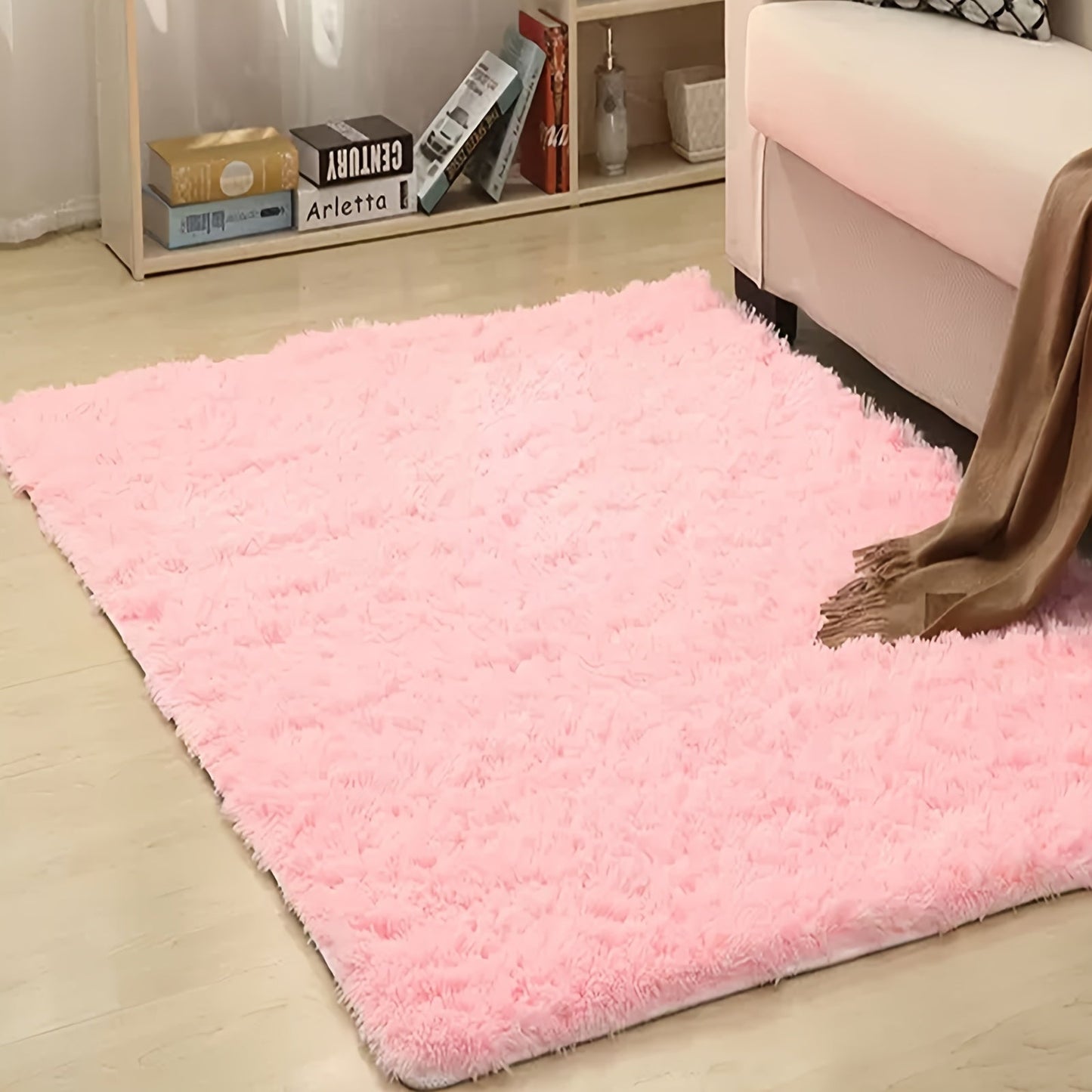 Luxurious Shag Area Rug for Modern Living Spaces - Machine Washable, Non-Shedding, Non-Slip. Perfect for Living Rooms, Bedrooms, and Home Decor.