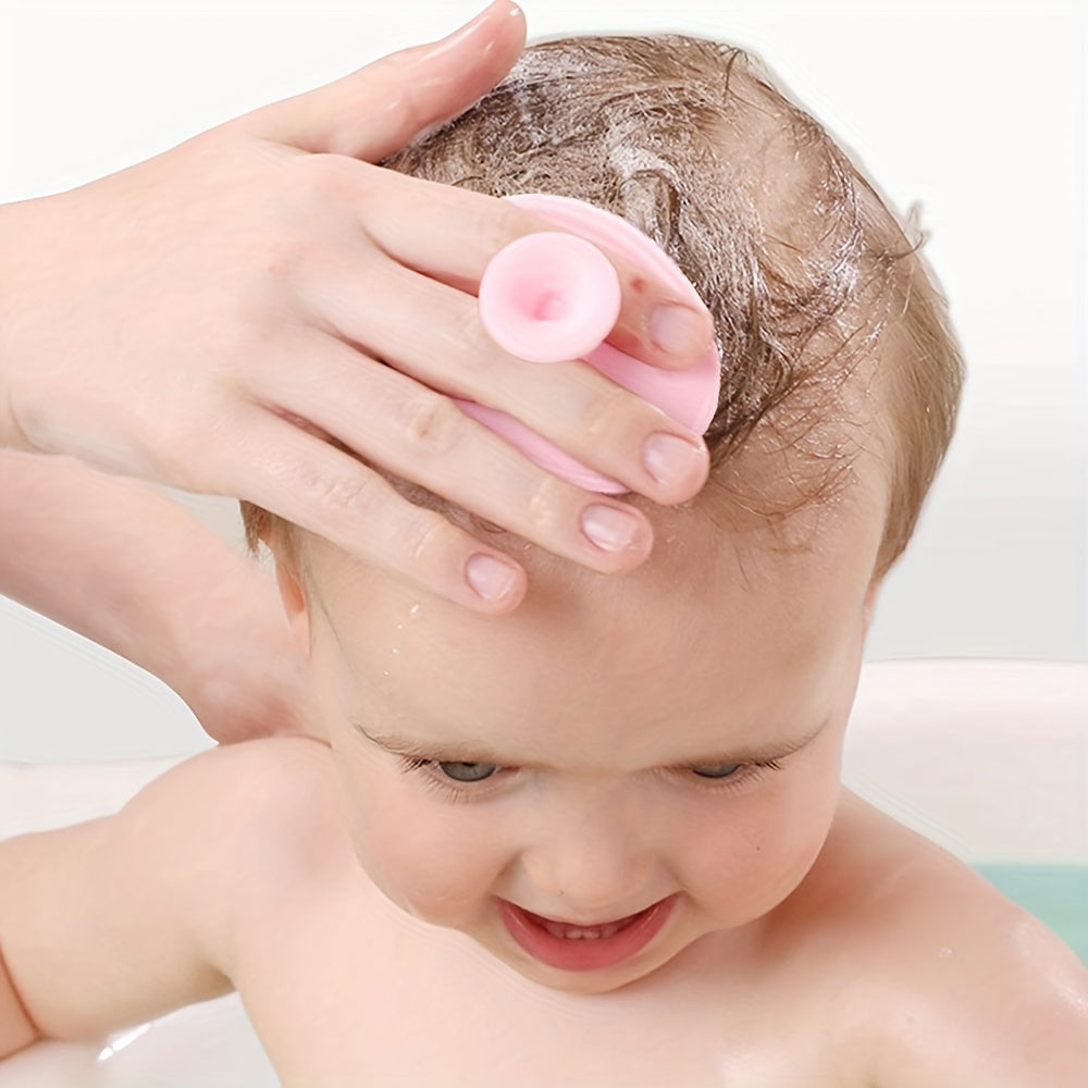 SkinSoother's Baby Bath Brush is a must-have essential for your little one, specially designed to gently exfoliate dry skin and alleviate eczema. The silicone massage scrubbers help to combat cradle cap, leaving your baby's skin soft and smooth.