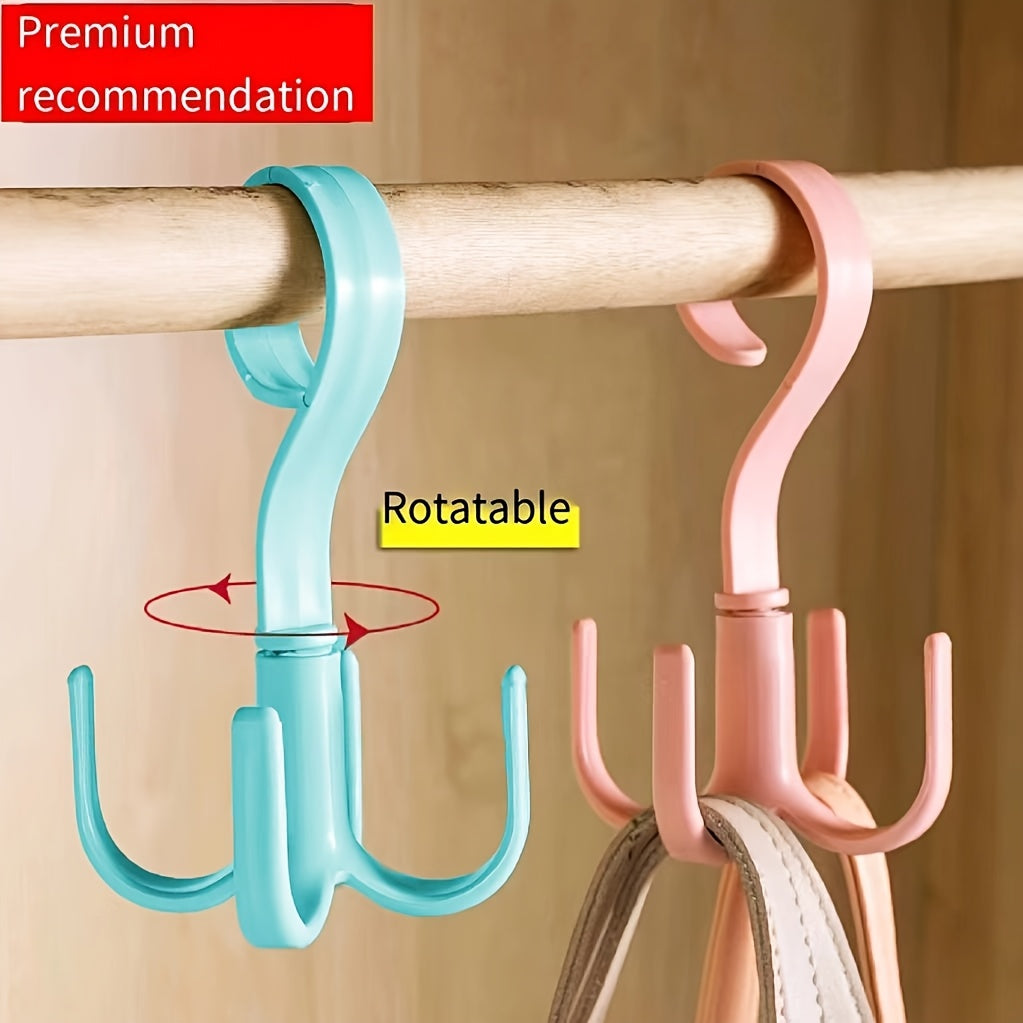 Богемные вращающиеся крючки для пальто, шарфов, сумок и обуви - экономия пространства, легко устанавливаются на стенах.