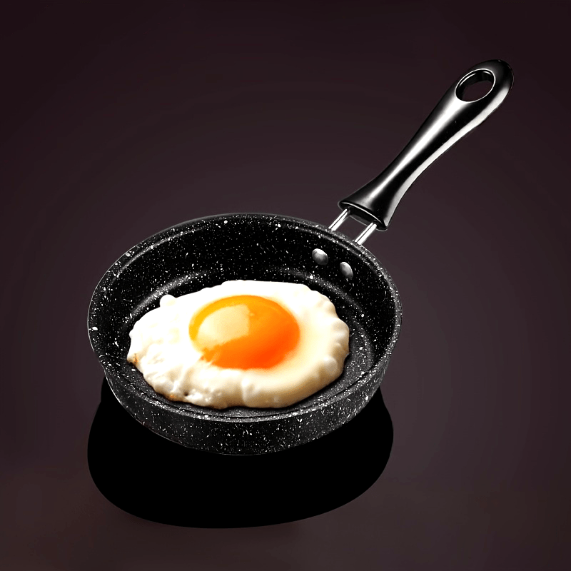 Top Pick: Compact 1pc Portable Mini Egg Frying Pan with Non-Stick Coating for Induction Cookers and Gas Stoves - Ideal for Breakfast, Lunch, Dinner, and Outdoor Cooking - Convenient Cookware for Your Kitchen and Camping Adventures