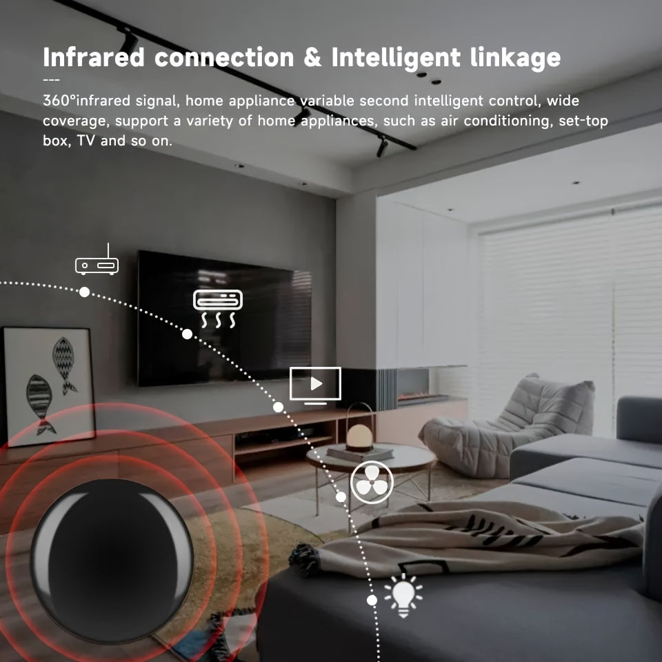 Yours WiFi IR Smart Infrared Universal Remote Control with Timer Function and Language Assistant Support