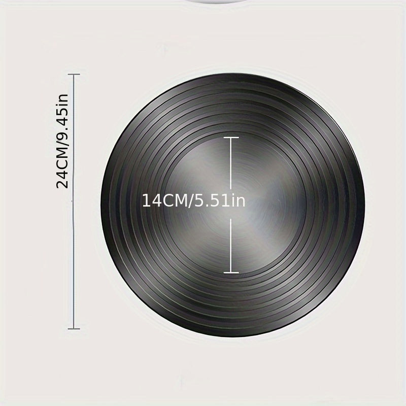 Non-Stick Aluminum Quick Thaw Tray, Size 24.99cm - Heat Conductive Plate for Gas Stoves, Prevents Scalding, Ideal for Cast Iron & Enamel Pots, Perfect for Thawing Meat & Keeping Food Warm in Winter, Suitable for Serving 2-3 People