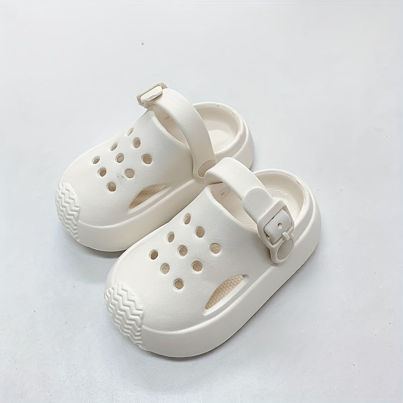 Kids EVA Clogs for Beach & Outdoor, Ages 14 & Under, Breathable, Water-Resistant, Lightweight, Casual Minimalist Style