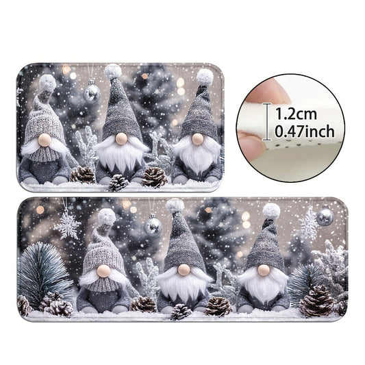 Christmas Dwarf Door Mats, perfect for both indoor and outdoor use, can also be used as bathroom mats. A great gift for those moving into new houses, these mats make excellent Christmas decorations and gifts.