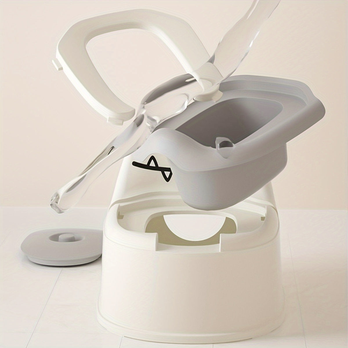 Children's Toilet Training Set Includes Potty Seat and Self-Contained Toilet for Large and Small Needs