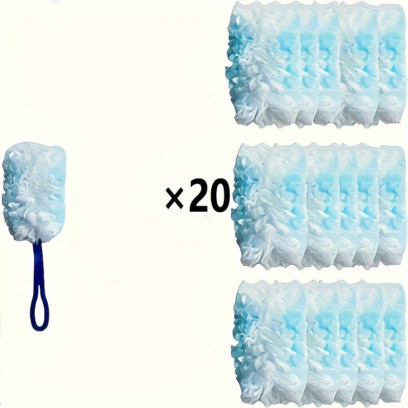 Replaceable electrostatic dedusting cloth refill for disposable dust collector - Suitable for cleaning electronics, furniture, shutters, and ceiling fans - Available in packs of 10, 30, or 50 pieces - Handle not included - Essential cleaning supplies and