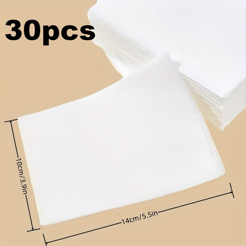 Non-woven fabric laundry sheets prevent fading and brighten clothes, suitable for mixed washing.