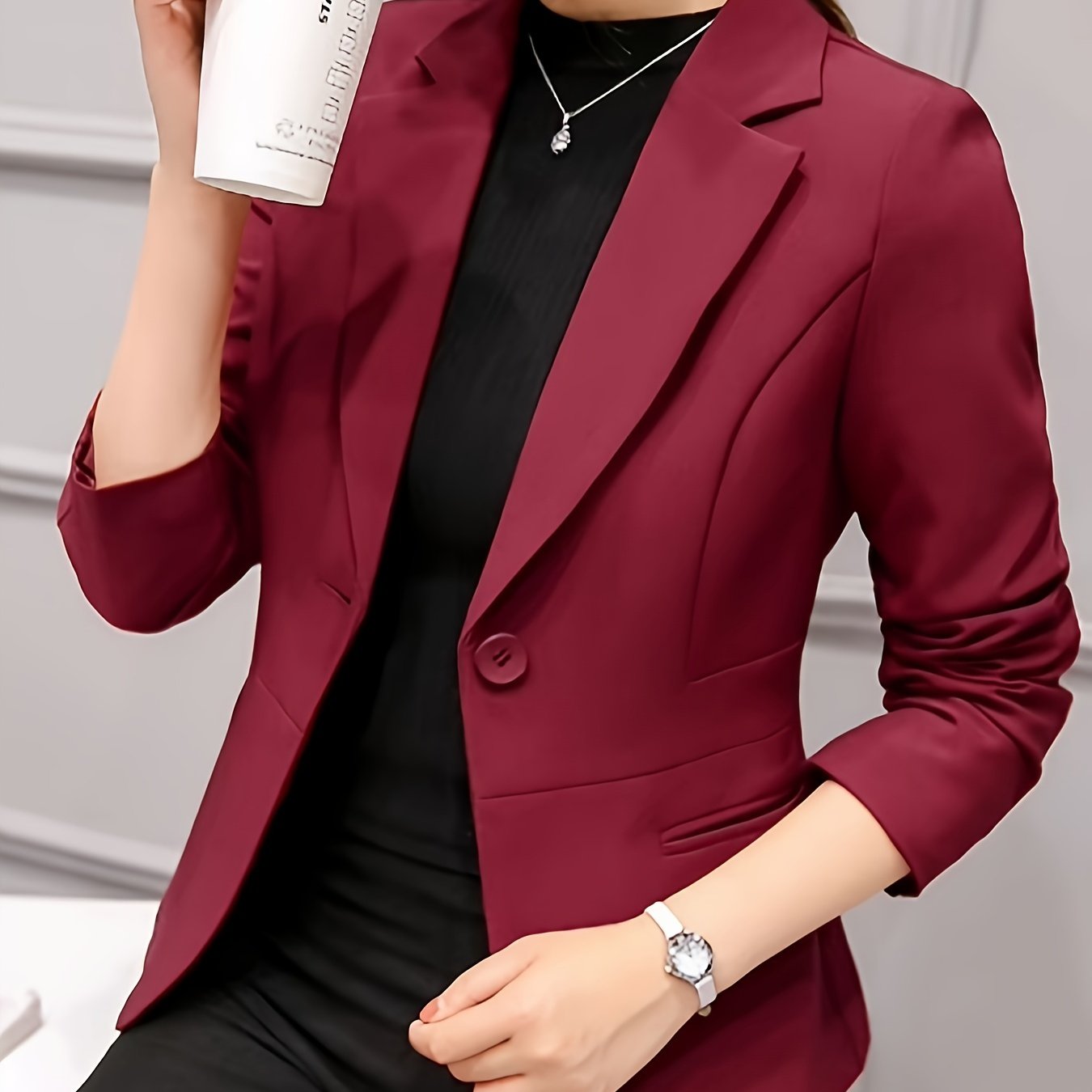 2025 New Autumn Suit for Women, Small Size, Casual and Versatile, Long Sleeve, Trendy. Size up recommended.