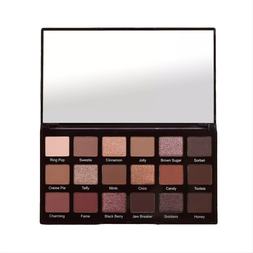 Desert Dusk Eyeshadow Palette: 18 Highly Pigmented Waterproof Shades