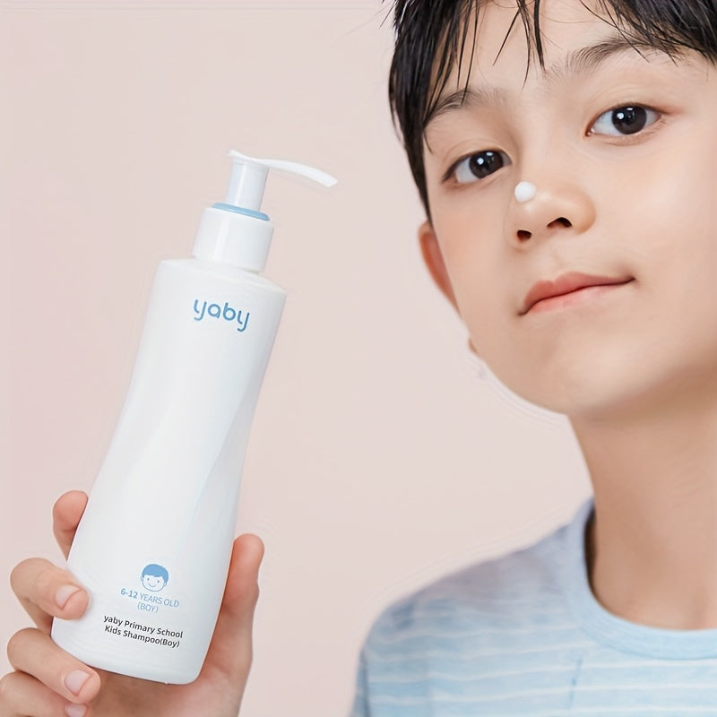 Yaby Primary School Kids Shampoo - Designed for boys aged 6-12, this scalp care shampoo is perfect for dry and delicate hair. With a 250ml/8.454fl.oz bottle, this kids scalp cleaner is ideal for daily use and gift giving. Made in Korea.