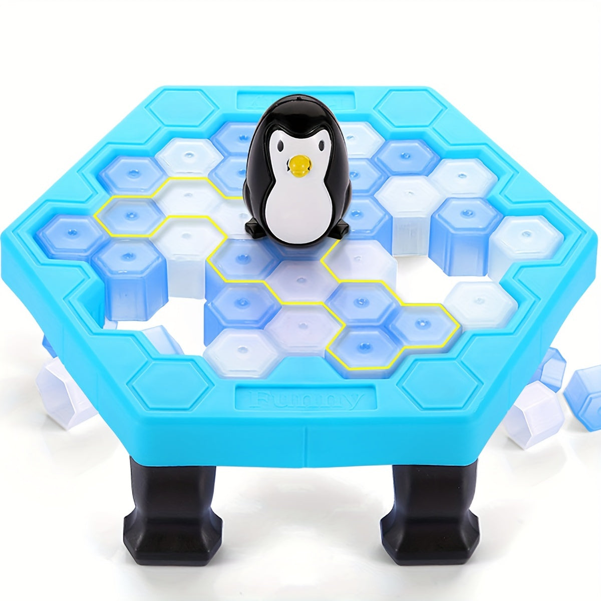 Ice Breaker Penguin Rescue Game: Educational family board game for youngsters, improves focus and logic skills with durable, non-toxic plastic material. Ideal gift for birthdays and