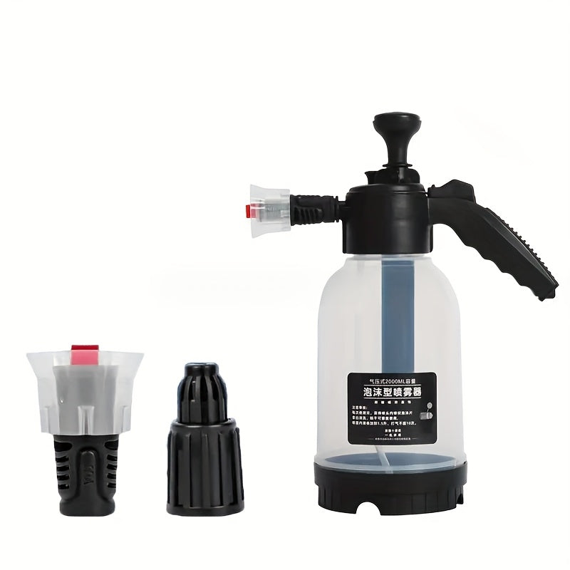 2L Hand Pump Foam Sprayer: No Need for Electricity or Battery, Ideal for Car and Home Cleaning