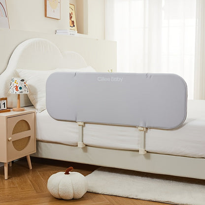 This portable toddler bed guardrail is ideal for keeping your child safe while they sleep. It is foldable, making it easy to store and transport, and is designed to prevent falls. The machine washable material ensures easy cleaning, and it is suitable