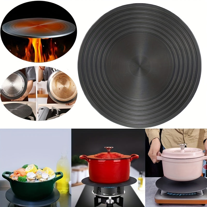 Essential Kitchen & Dining Tool: Aluminum Heat Diffuser for Gas Stove, Protects Pot from Scalding