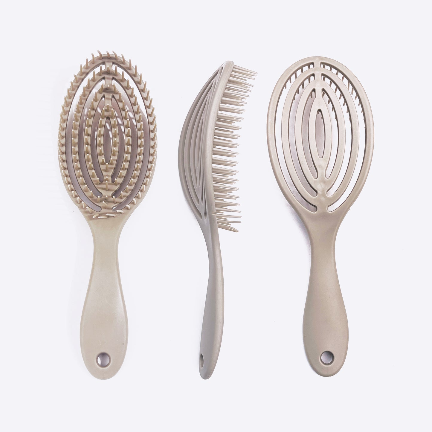 1 count of Hollow Out Hair Comb with Scalp Massage, Anti-static and Anti Knot features for Styling and detangling hair.