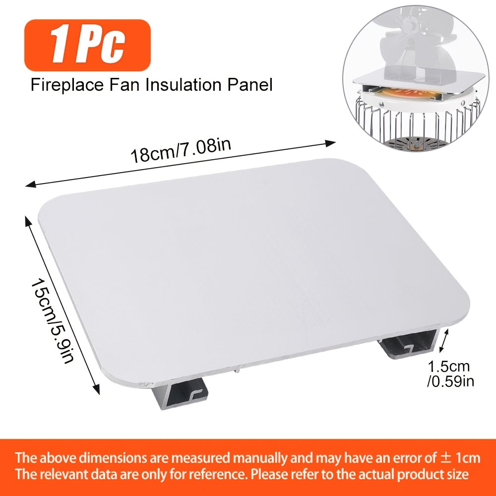 Insulation Board for Stove Fans - Withstands High Temperatures, Safeguards Burners & Heaters, Fits with a Variety of Models