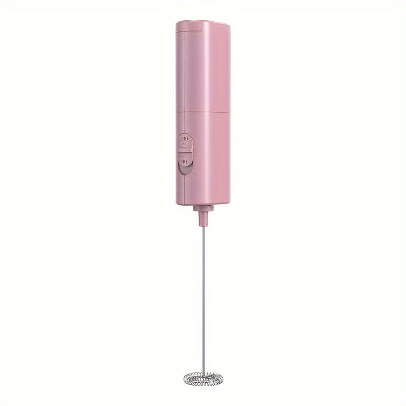 Cheer Moda Electric Milk Frother is a stylish black handheld cream whisk with sleek design. It is battery-operated (AA batteries not included) and perfect for creating coffee and latte art. Dimensions are 3.48cm x 2.24cm x 7.8, made by Cheer Moda.