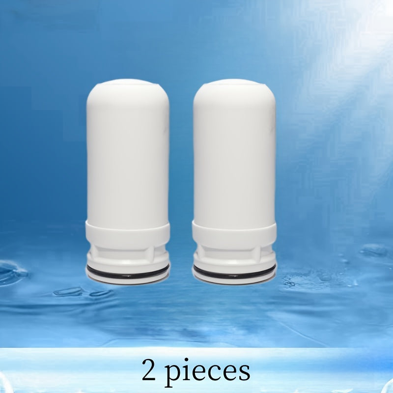 One piece filter element designed for use in faucet water purifiers, featuring multiple composite filtration layers.