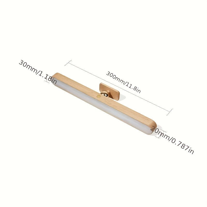 Enhance your home with a modern wireless LED makeup light - Adjustable wall-mounted light.