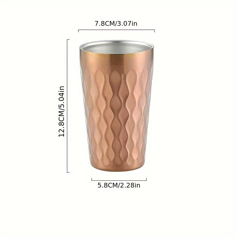 Premium stainless steel cups for both men and women.