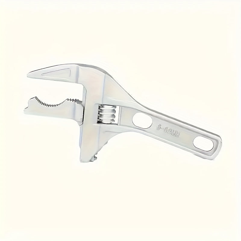 Multi-functional wrench for large openings, ideal for plumbing and installation maintenance tasks.