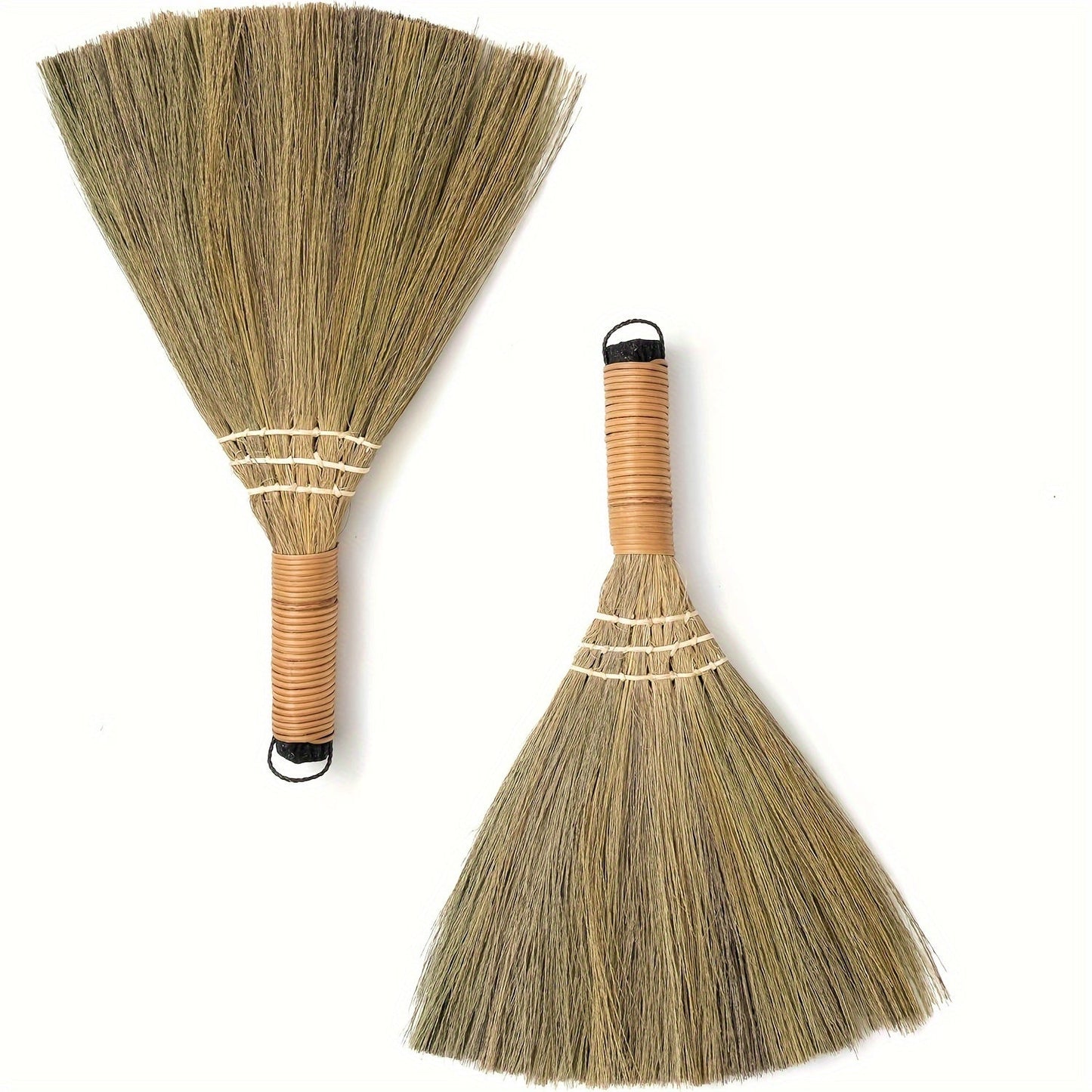 Vietnamese Soft Broom with Plastic Handle - Ideal for Sweeping Indoors and Outdoors - Unflagged Bristles for Effective Cleaning - Suitable for Living Room, Bedroom, Patio, and More - Can be Used with Dustpan