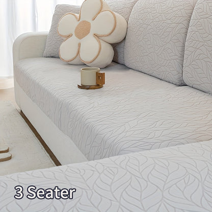 Jacquard stretch stain-resistant sofa slipcover, universal fit for all seasons, nonslip couch cover for home decor.